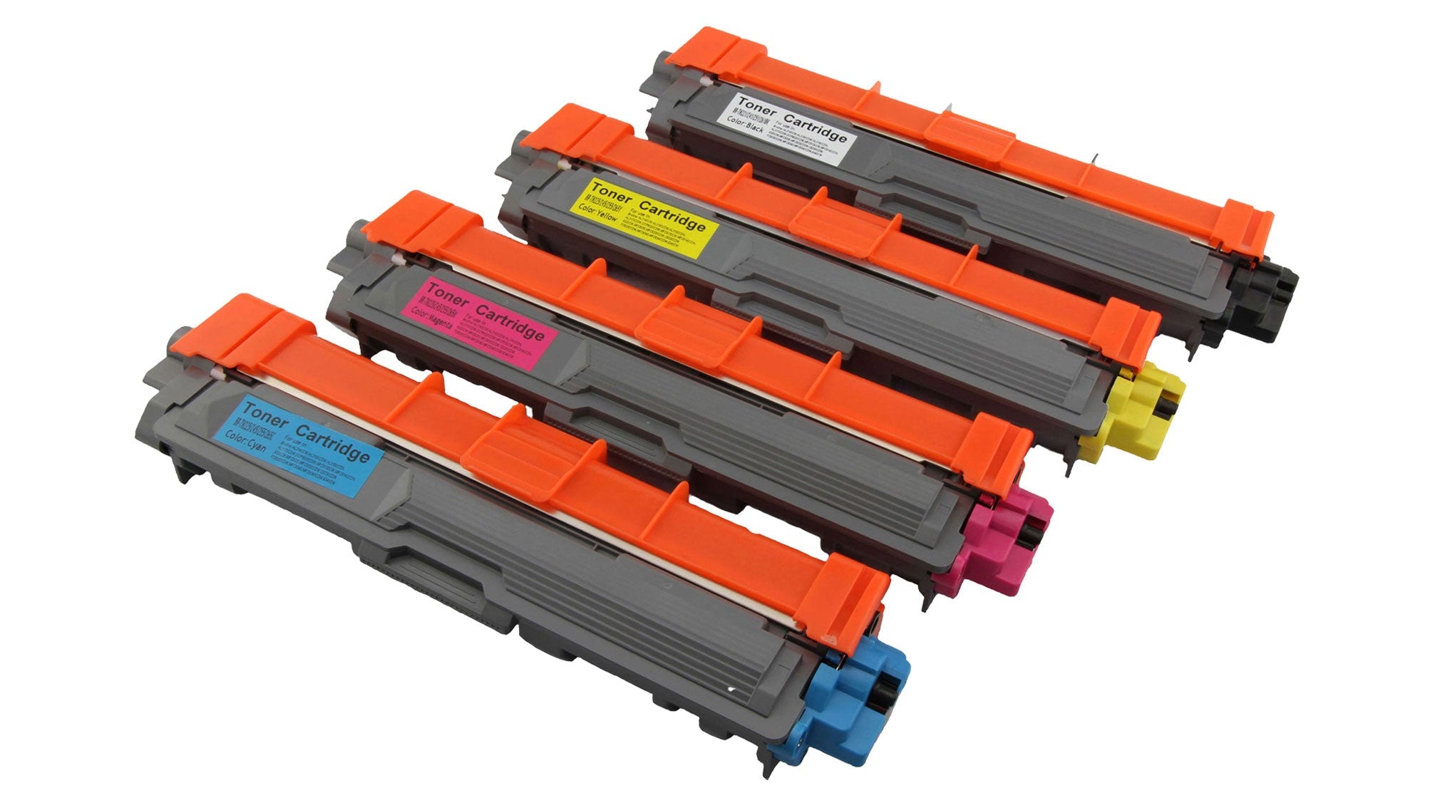 4x Compatible Brother TN-251 / TN-255 (BK+C+M+Y) Toner cartridges