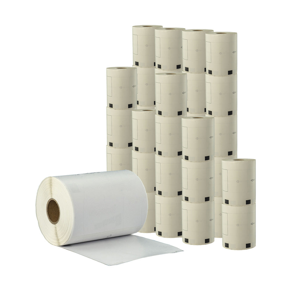 BETCKEY - 6 Rollen DK-11241 Labels Compatibel met Brother, 102mm x 152mm, 1200 Labels, verzendlabels voor Brother QL-Labelprinters BETCKEY - 6 Rollen DK-11241 Labels Compatibel met Brother, 102mm x 152mm, 1200 Labels, verzendlabels voor Brother QL-Labelprinters