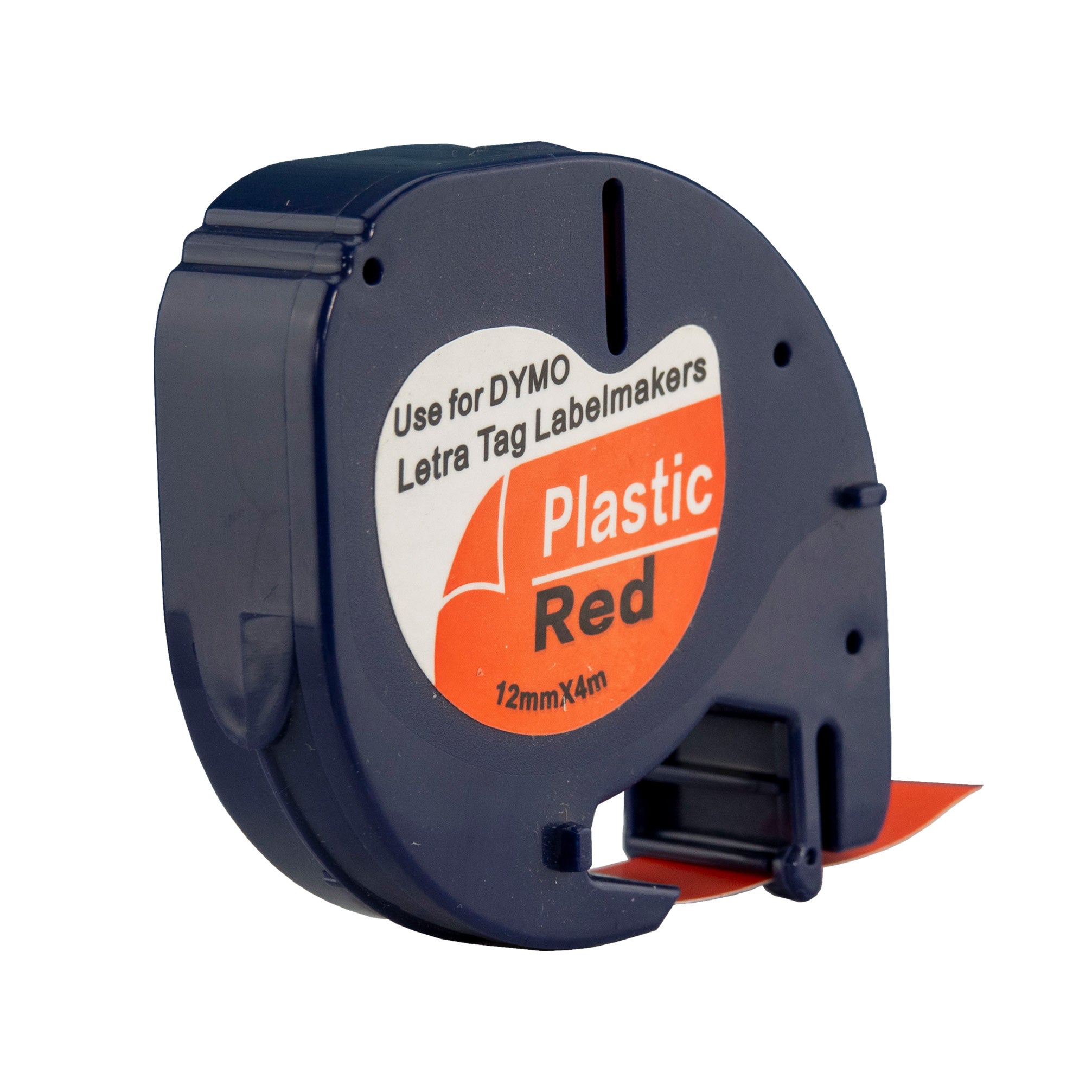 Compatible Label Tapes for Dymo SD91203 12mm Tapes Black Text on Red Labels