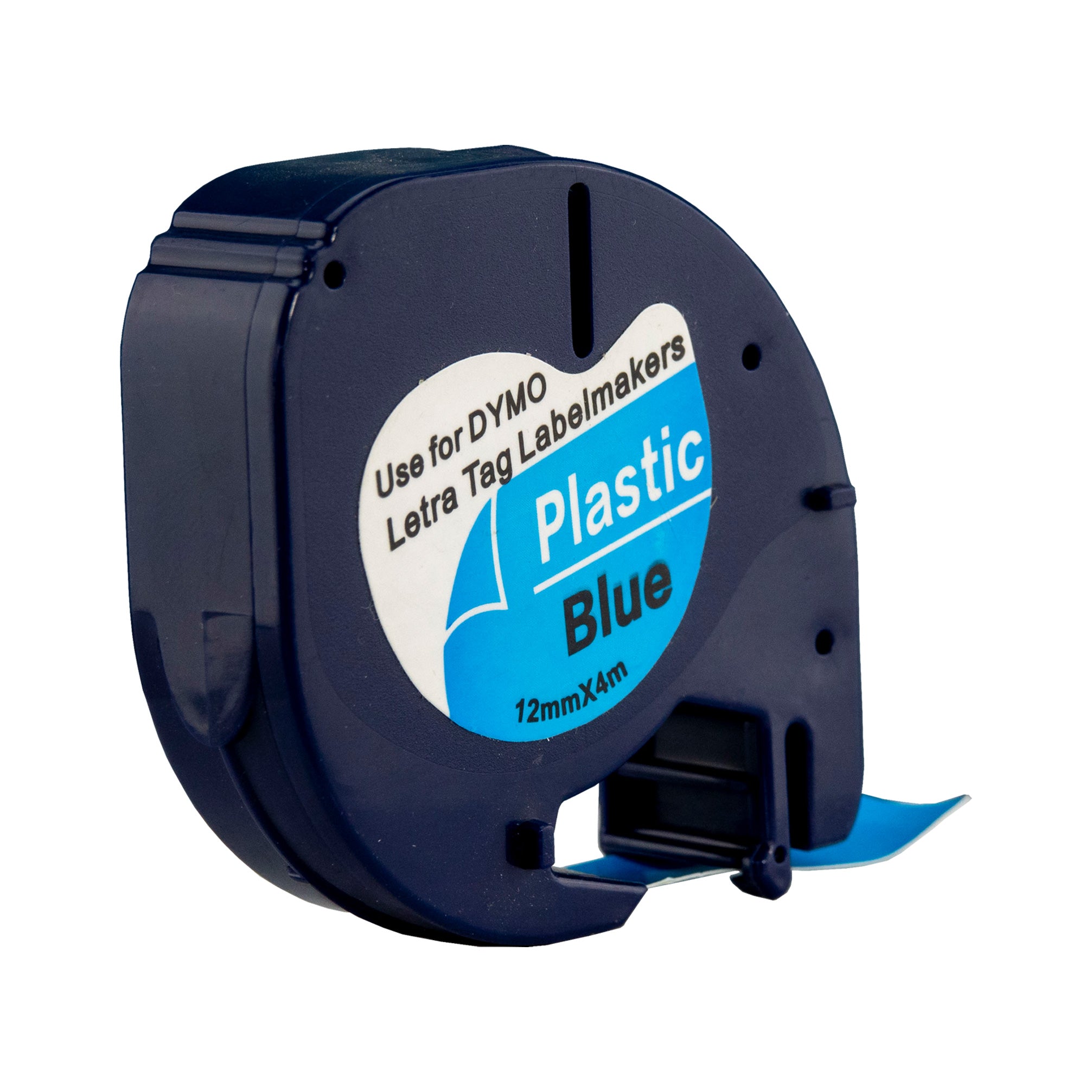 Compatible Label Tapes for Dymo SD91205 12mm Tapes Black Text on Blue Labels