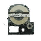 Compatible Label Tapes for Epson LC ST12KW 12mm Tapes Black Text on Clear Labels