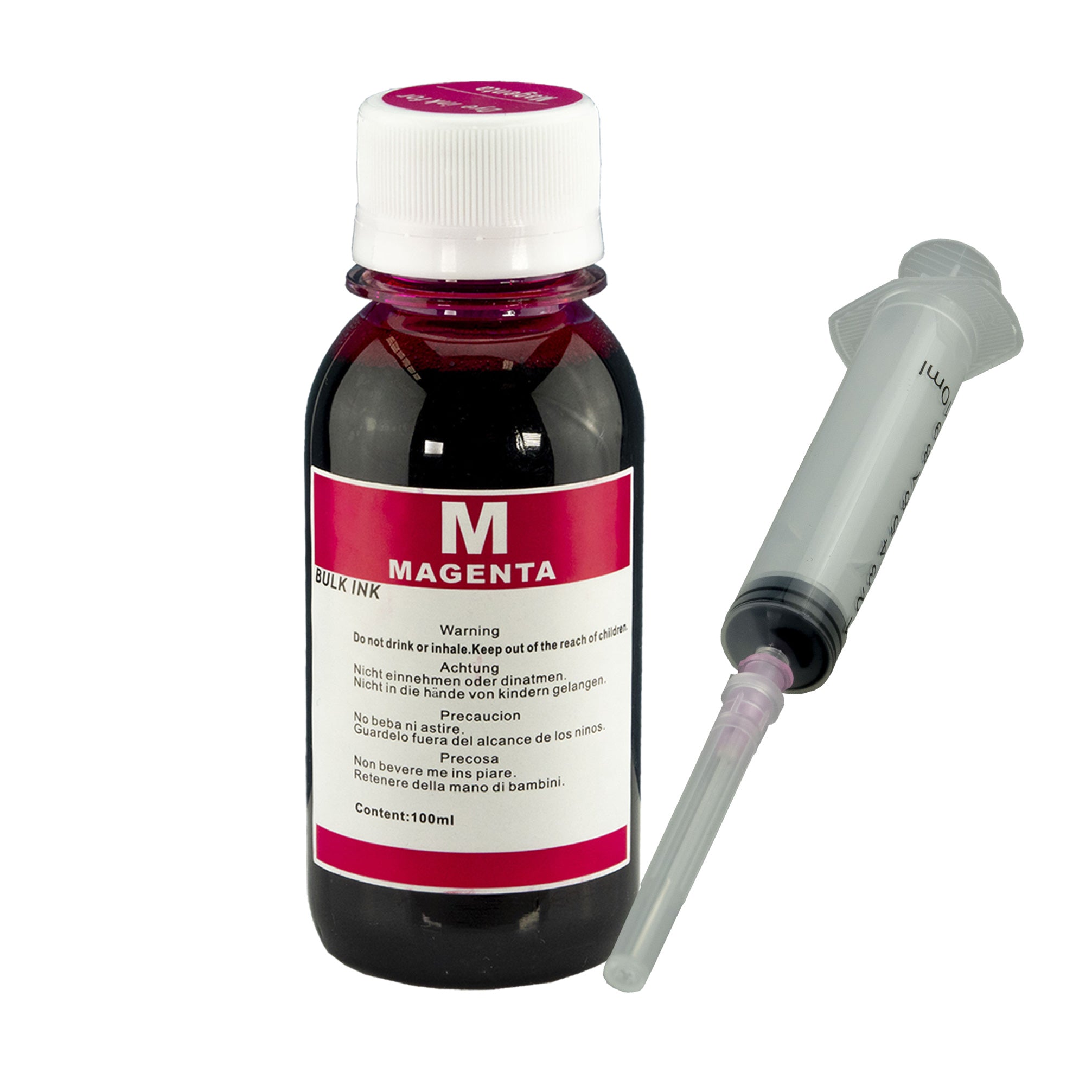 100ml Refill Bottle Magenta Ink for HP Ink Cartridges