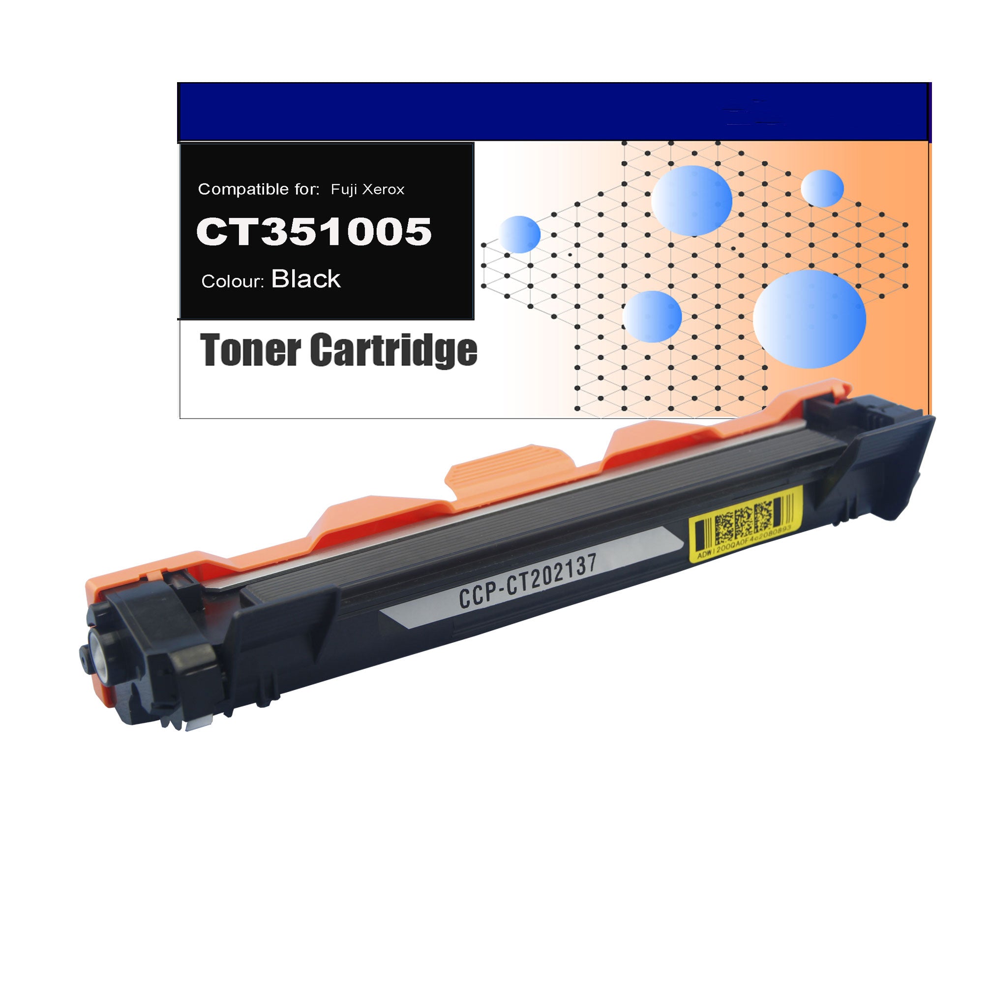 Compatible Toner for Fuji Xerox CT202137 (P115B) Black Toner Cartridges