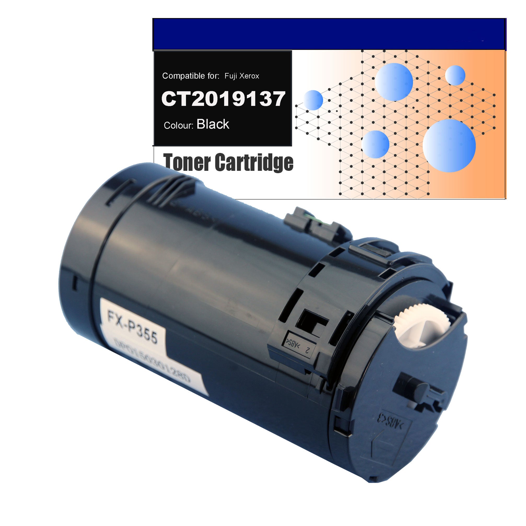 Compatible Toner for Fuji Xerox CT201937 CT201938 (P355) Black Toner Cartridges