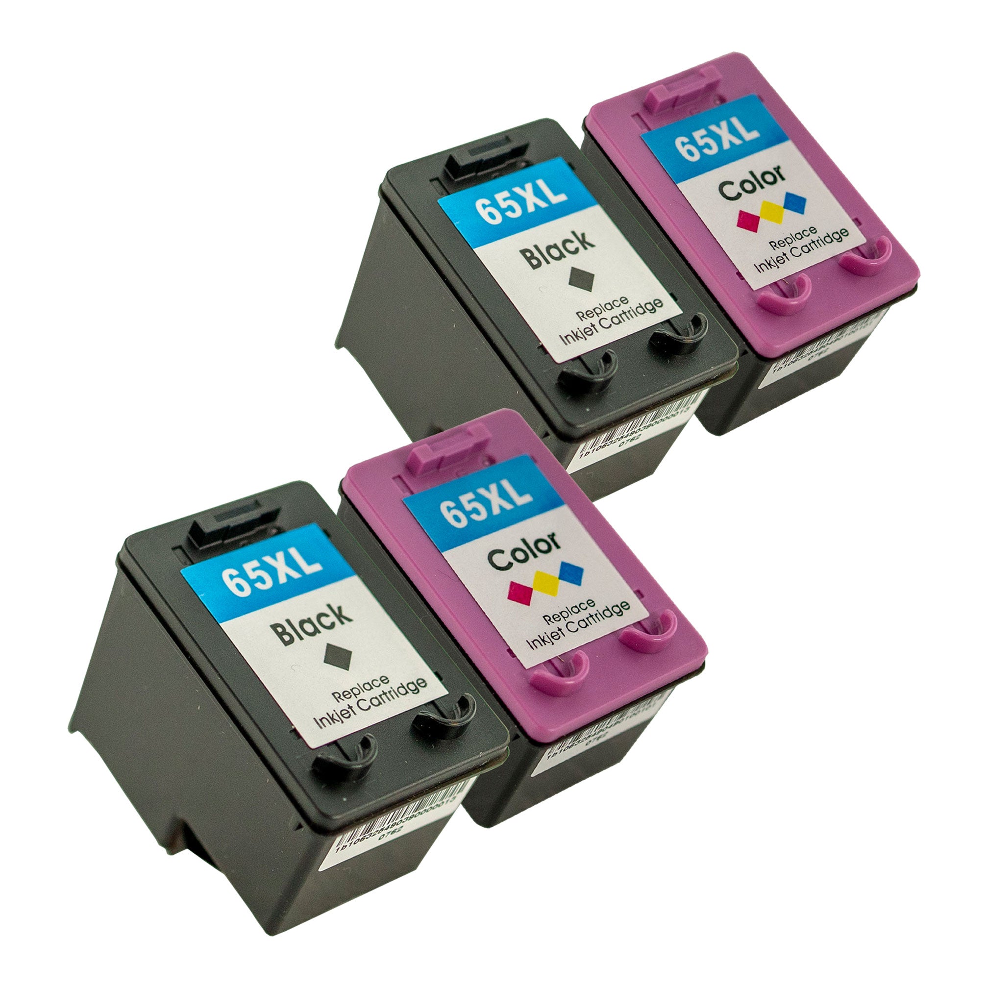 Compatible HP Ink Cartridges 65XL Black(N9K04AA) +65XL Tricolour(N9K03AA)