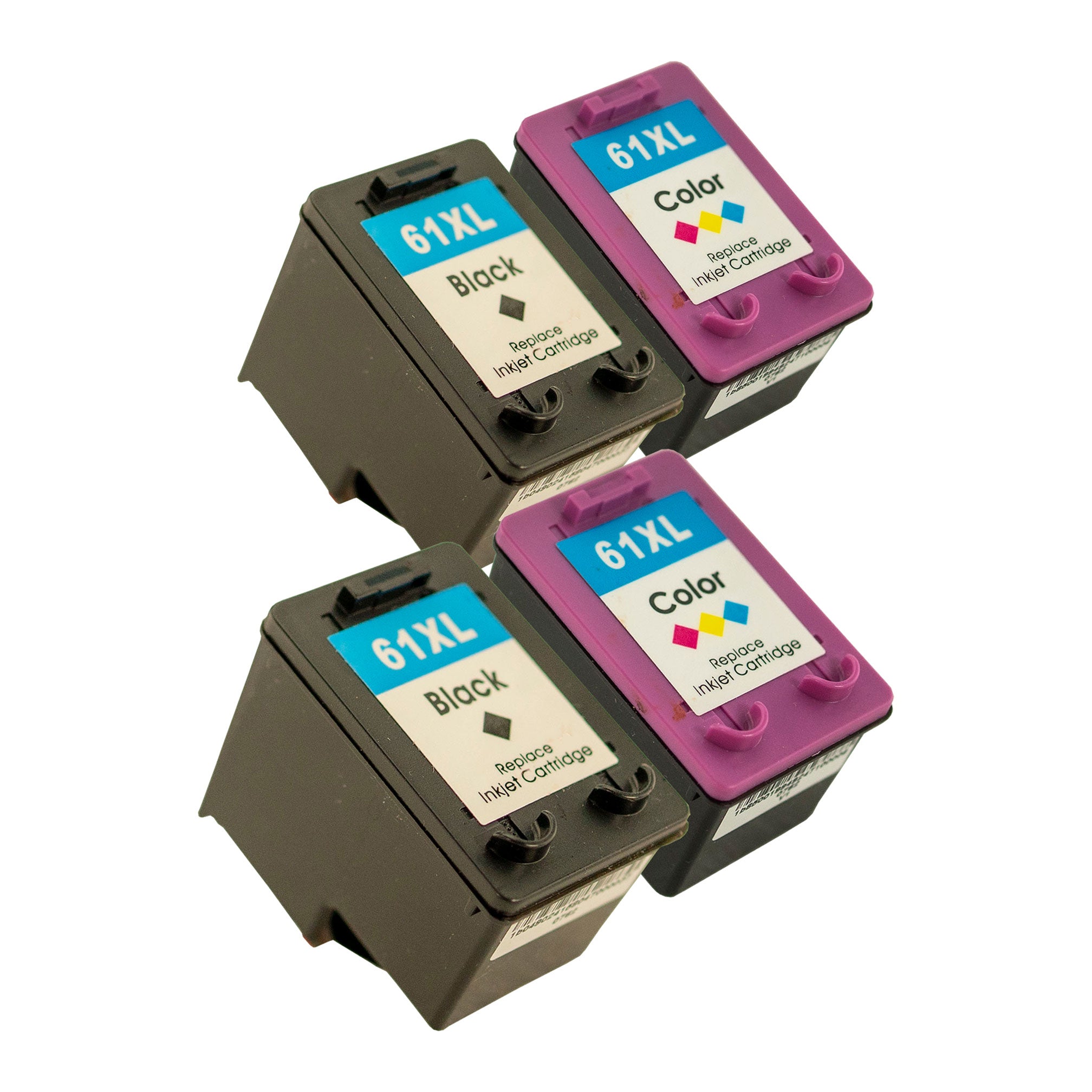Compatible HP Ink Cartridges 61XL Black(CH563WA) + 61XL TriColour(CH564WA)