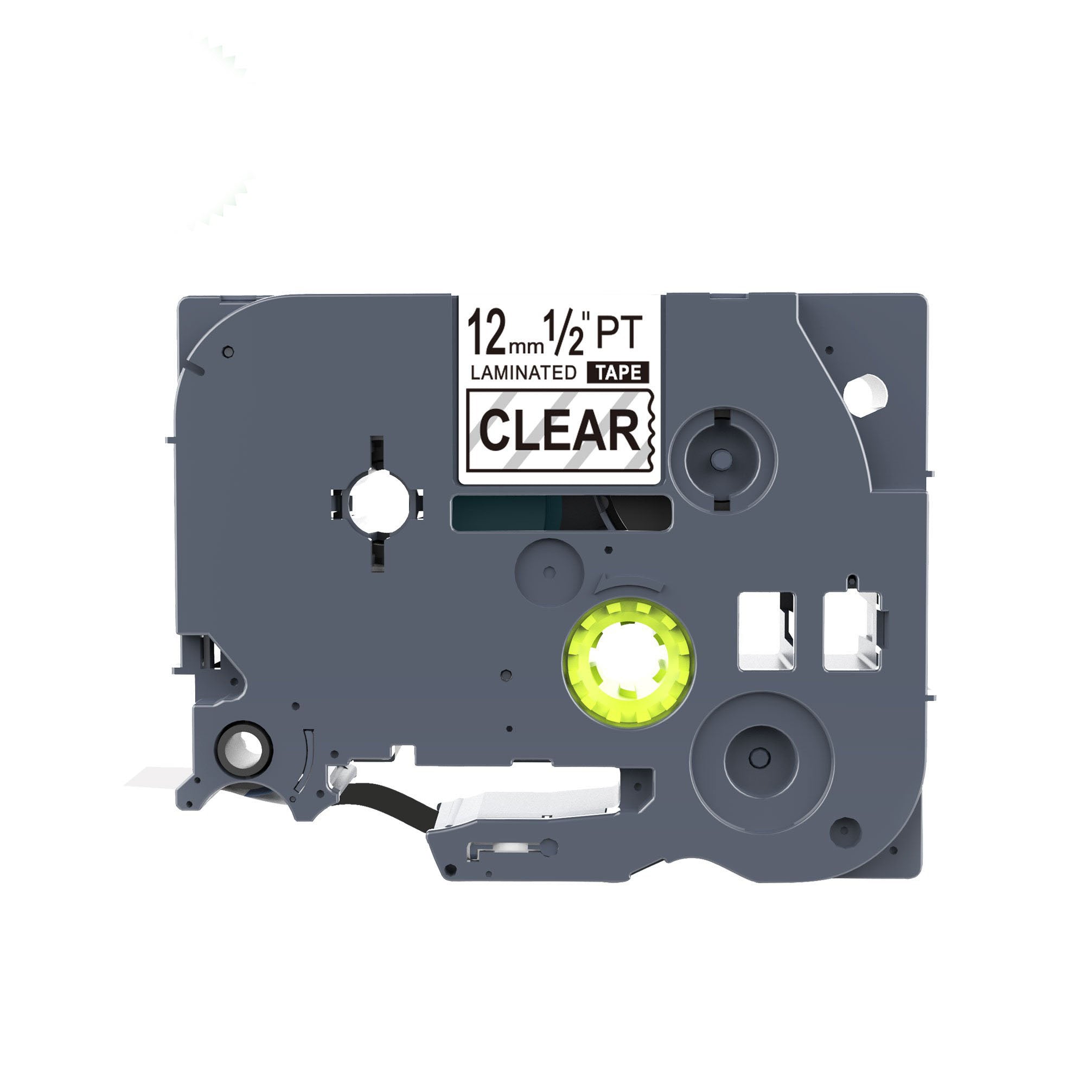 Compatible Label Tapes  for Brother TZe-131 12mm Black Text on Clear Labels