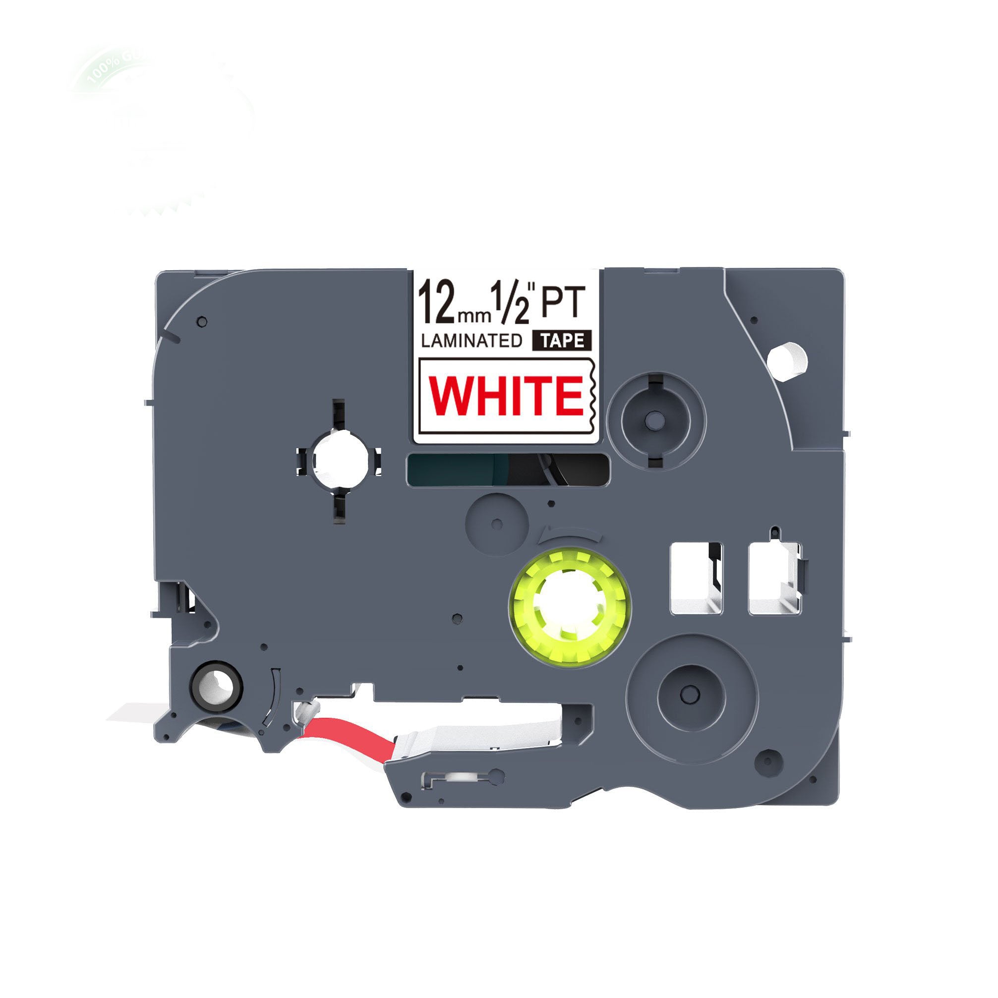 Compatible Label Tapes  for Brother TZe-232  12mm Red Text on White Labels