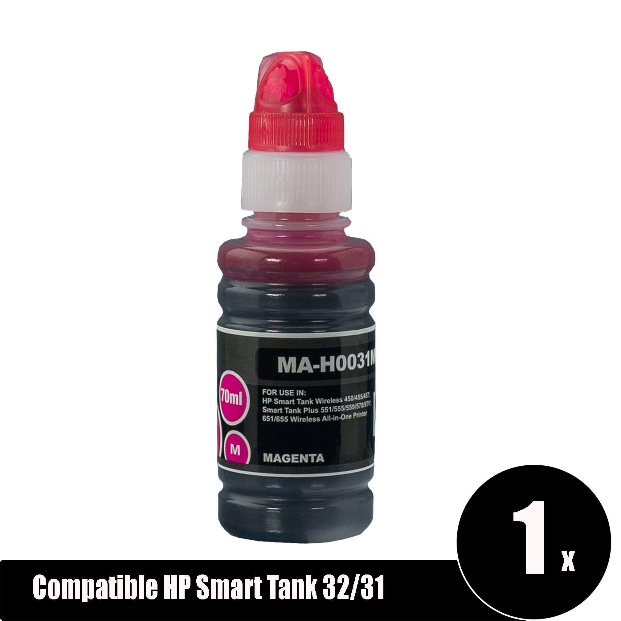 Compatible HP 31 Smart Tank Magenta Ink