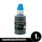 Compatible Epson ECO Tank T673 Cyan Ink