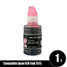 Compatible Epson ECO Tank T673 Light Magenta Ink