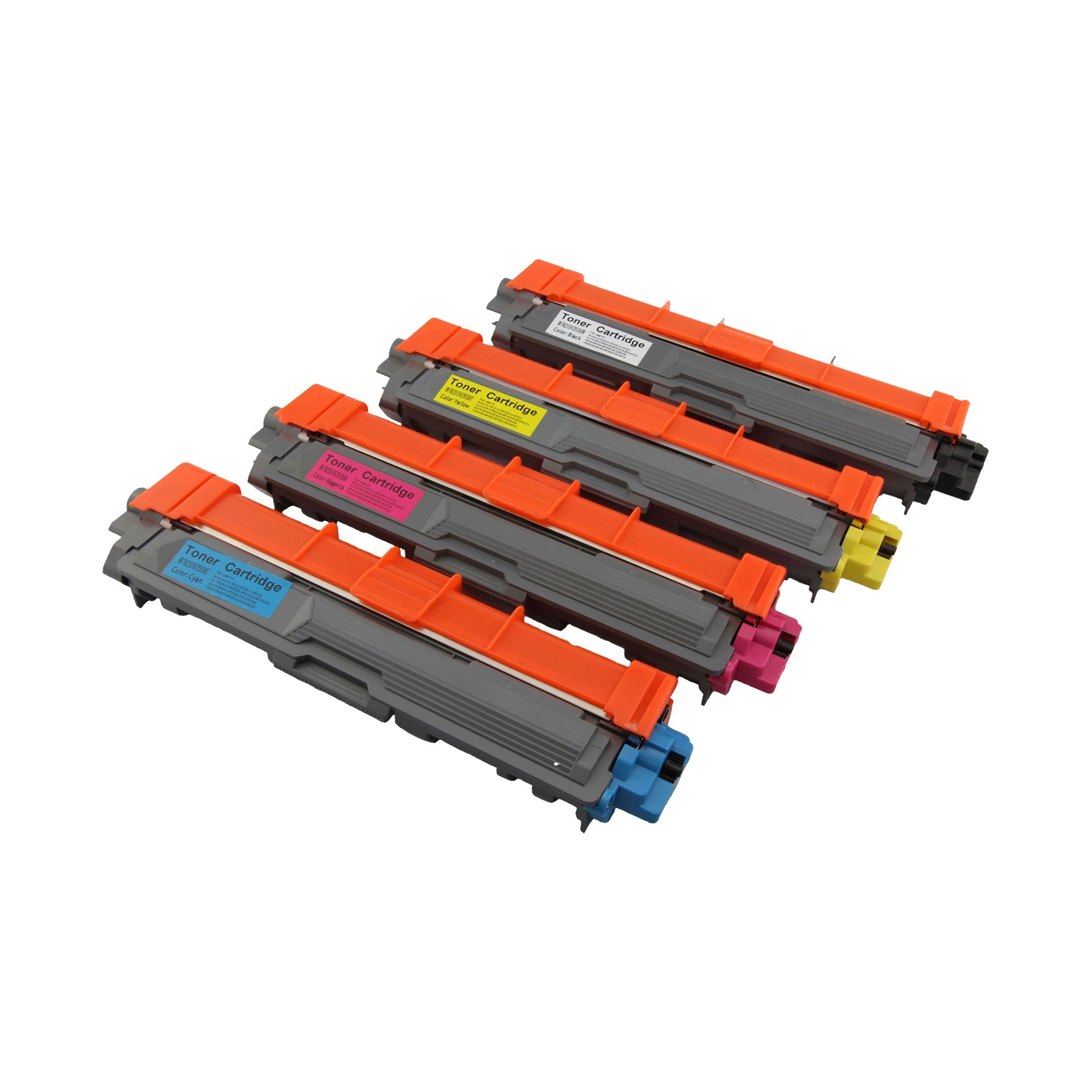 4x Compatible Brother TN-251 / TN-255 (BK+C+M+Y) Toner cartridges