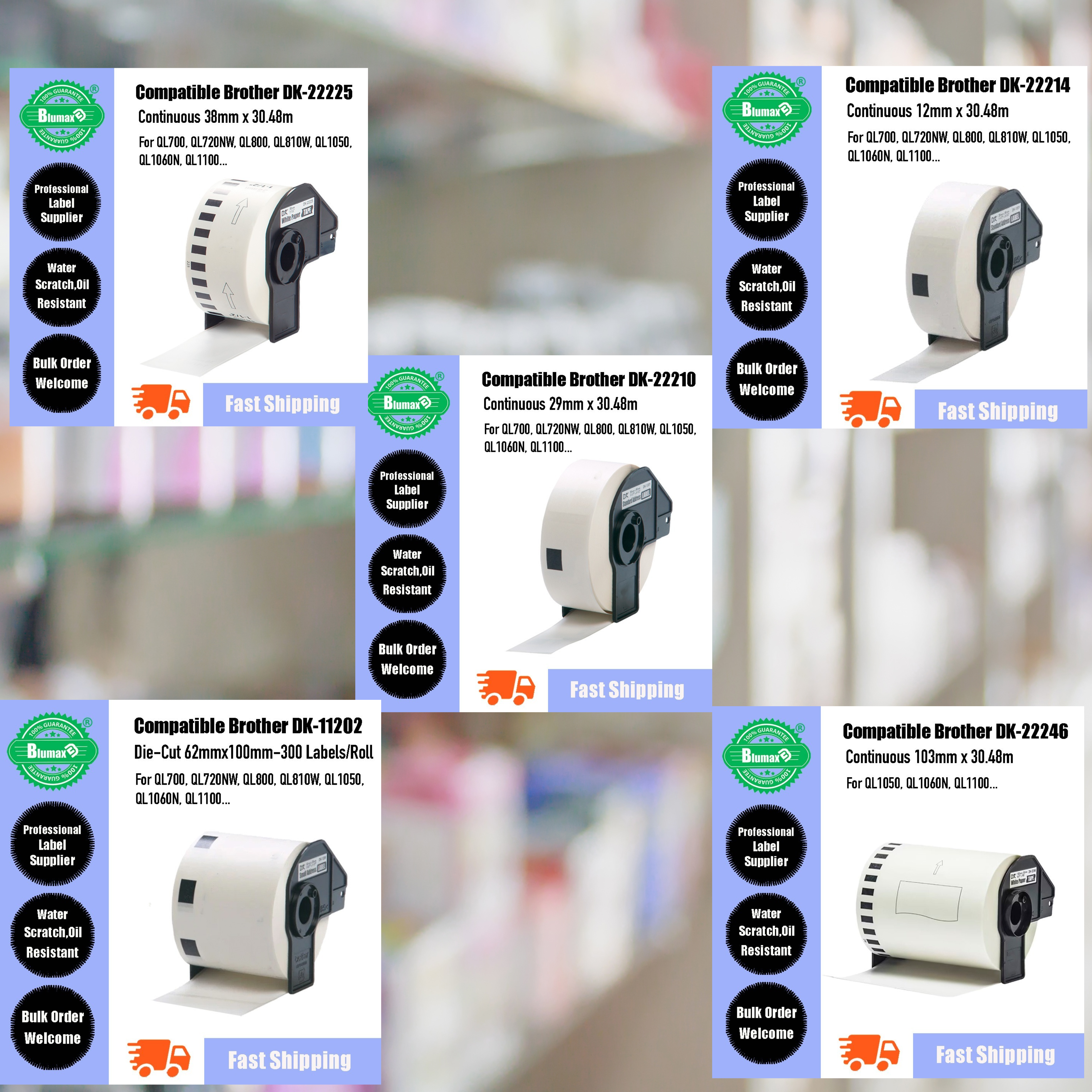 Exclusive 10% Discount on Selected DK Compatible Labels!