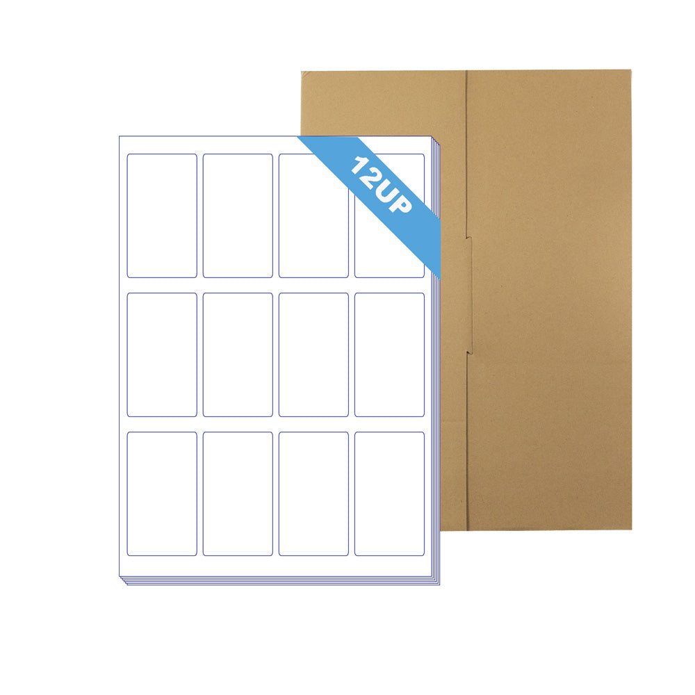 A4 Format Rectangle Labels 80x45 mm 12 Labels Per Sheet-100 Sheets