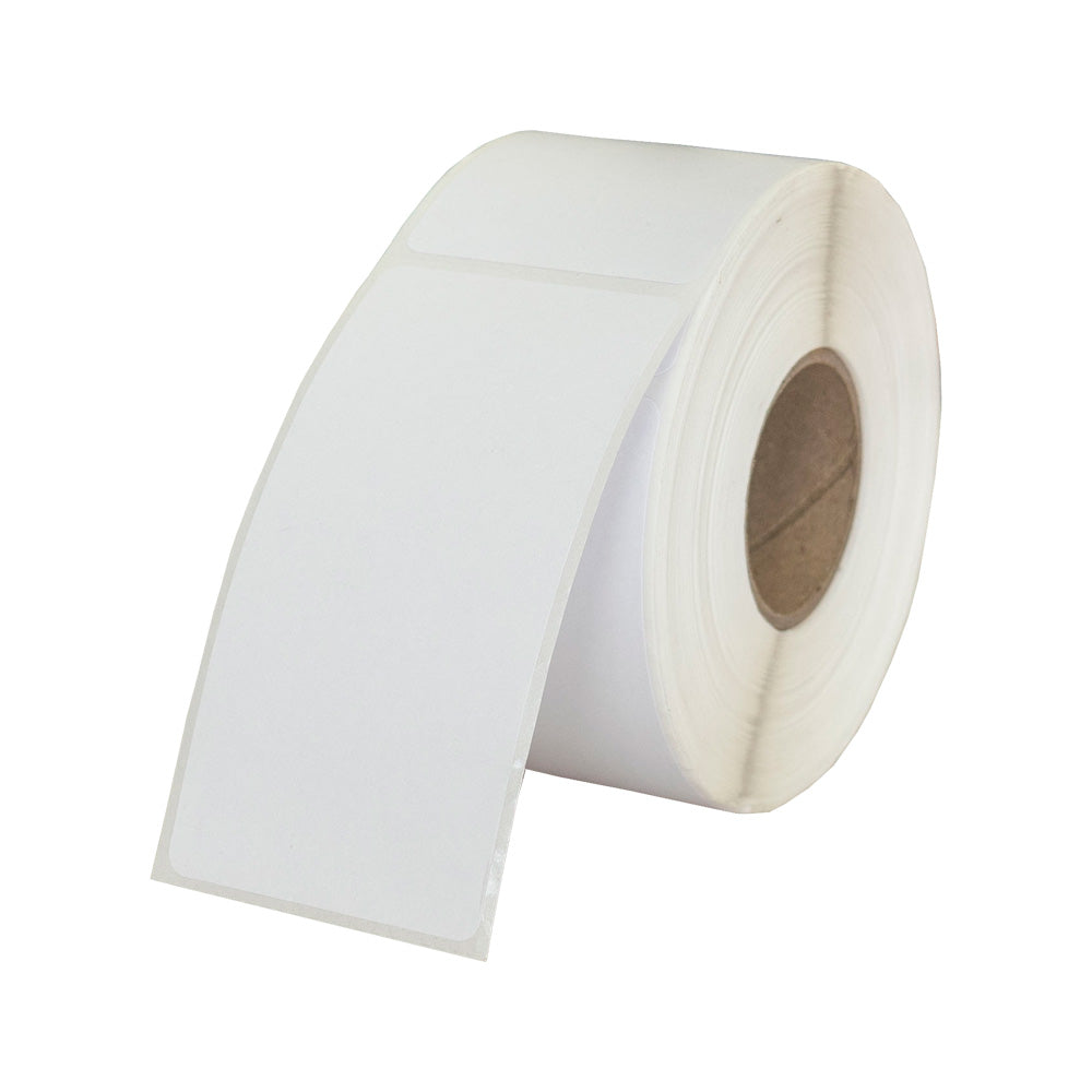 50mm x 100mm Direct Thermal Permanent Label, 500 Labels Per Roll, 40mm Core, Perforated