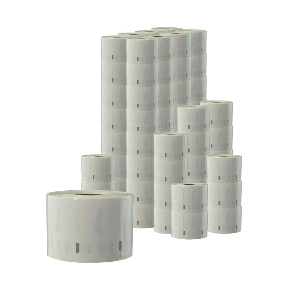 100x Compatible Dymo 11355 19mm x 51mm 500 Labels/Roll Multipurpose White Labels