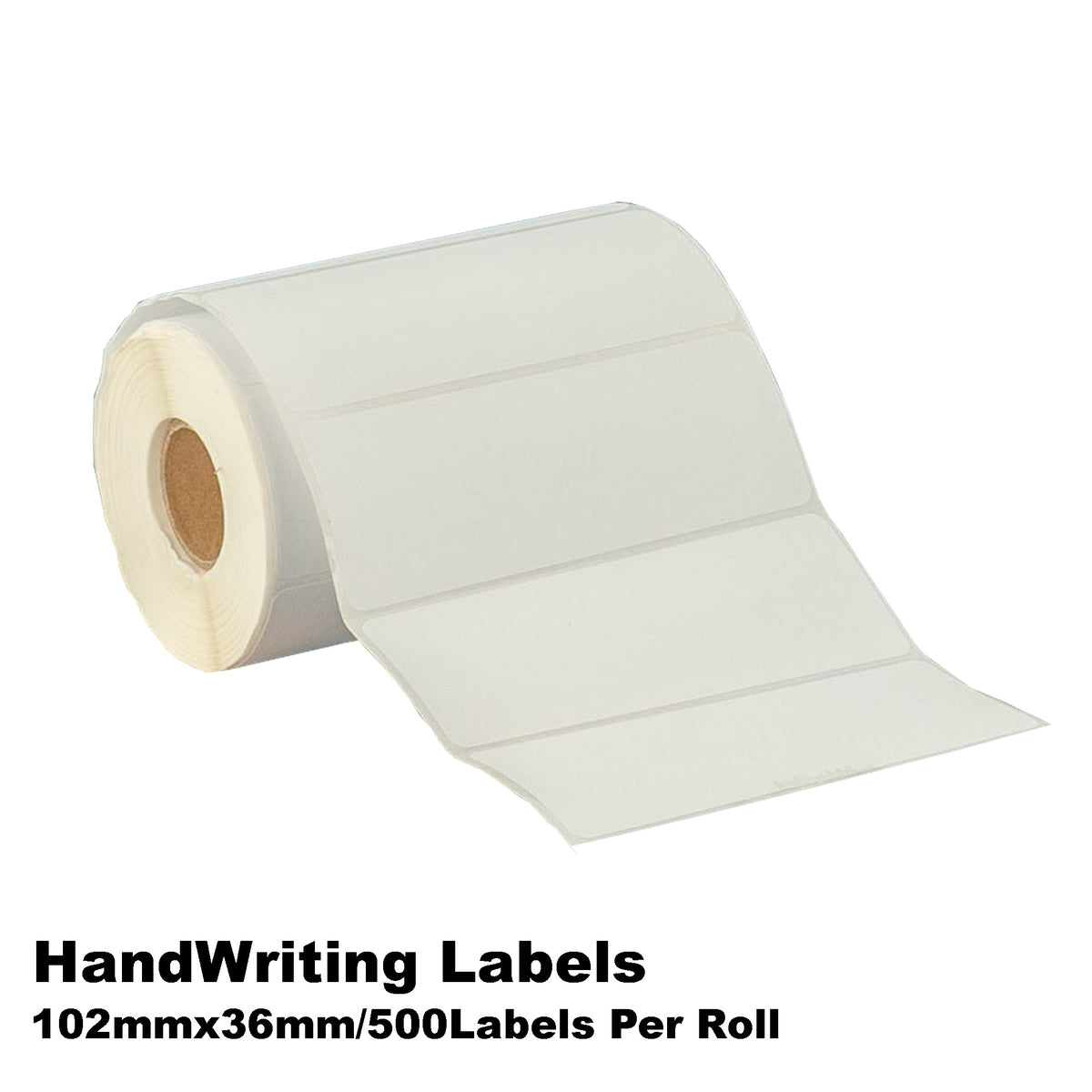 Write On White Labels 102mm x 36mm 500 Labels Per Roll