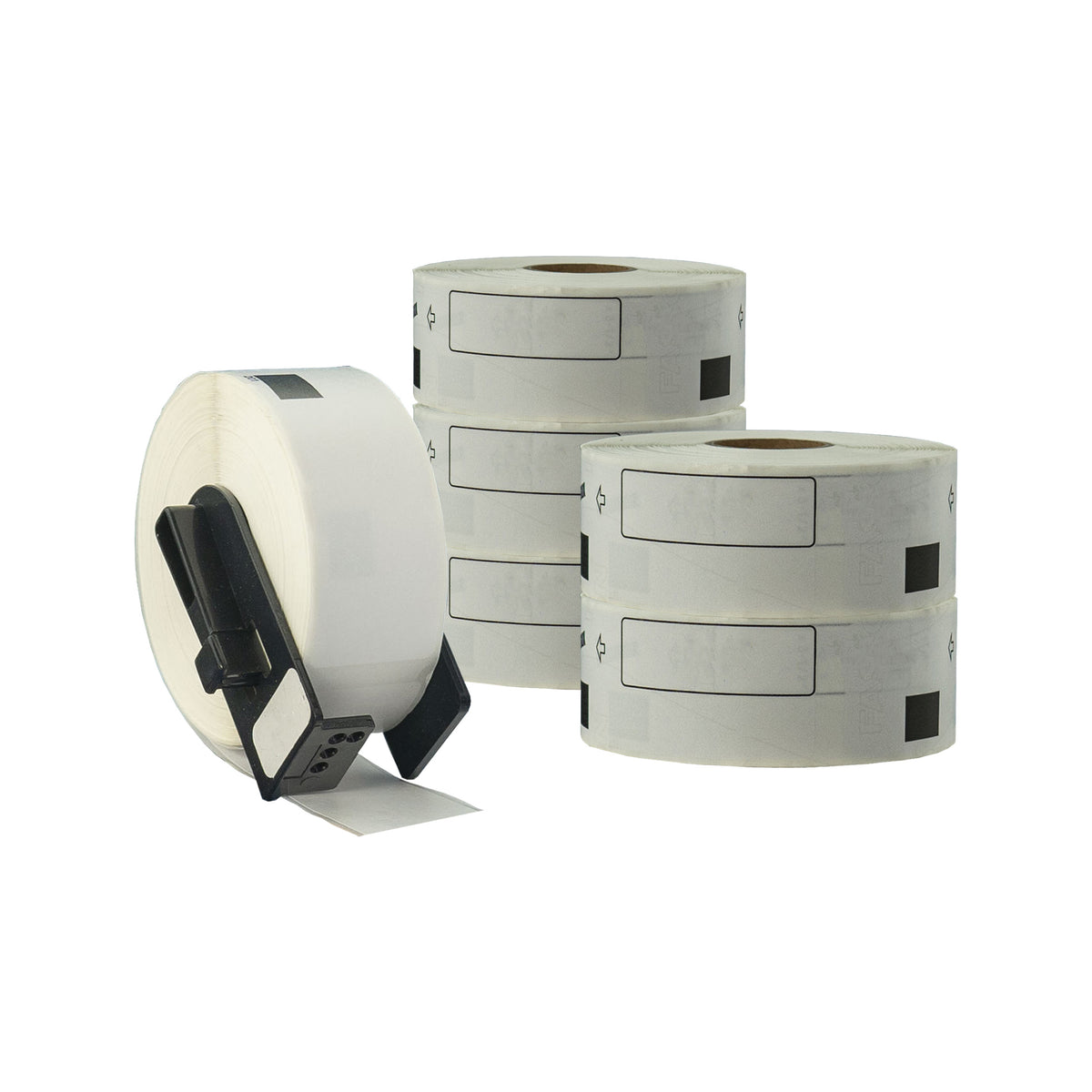 5+1 Compatible Brother DK-11201 White Refill Labels 29mm x 90mm 400 Labels Per