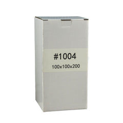 100mm x 100mm x 200mm White Carton Cardboard Shipping Box (#1004)