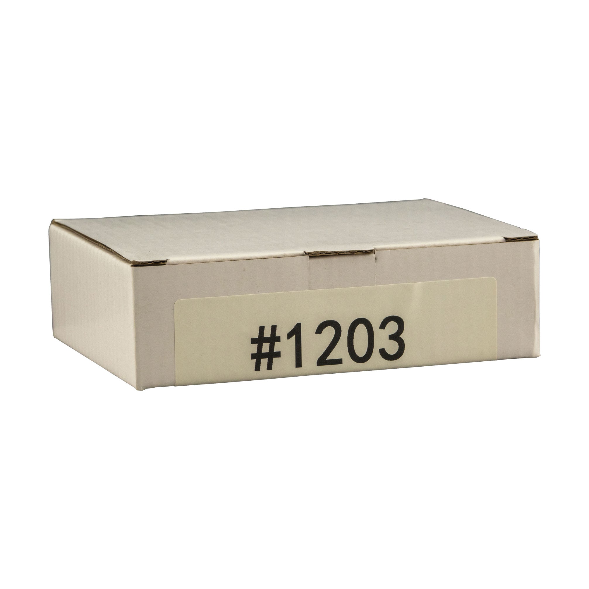 128mm x 97mm x 37mm White Carton Cardboard Shipping Box (#1203)