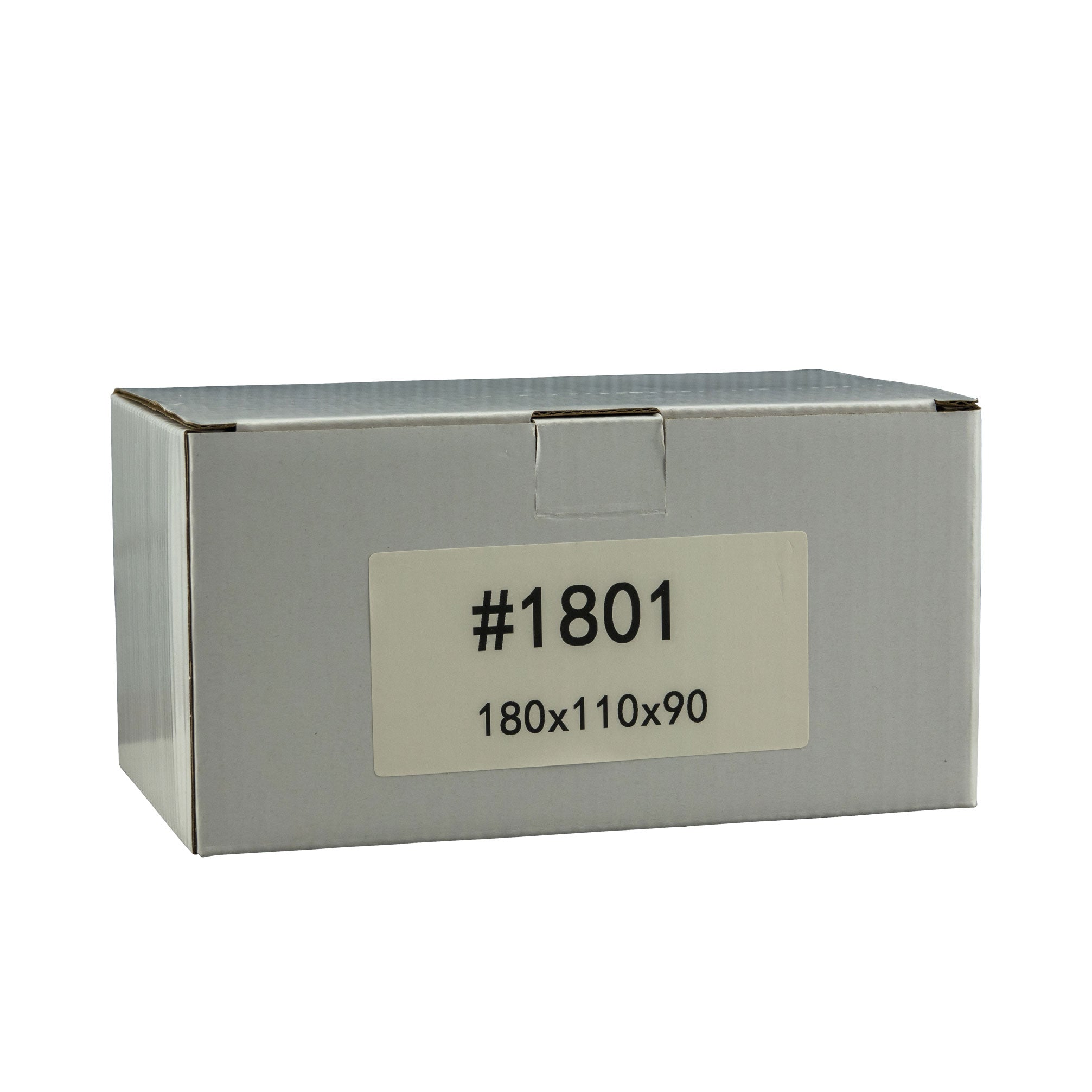 180mm x 110mm x 90mm White Carton Cardboard Shipping Box (#1801)