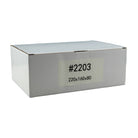 220mm x 160mm x 80mm White Carton Cardboard Shipping Box (#2203)