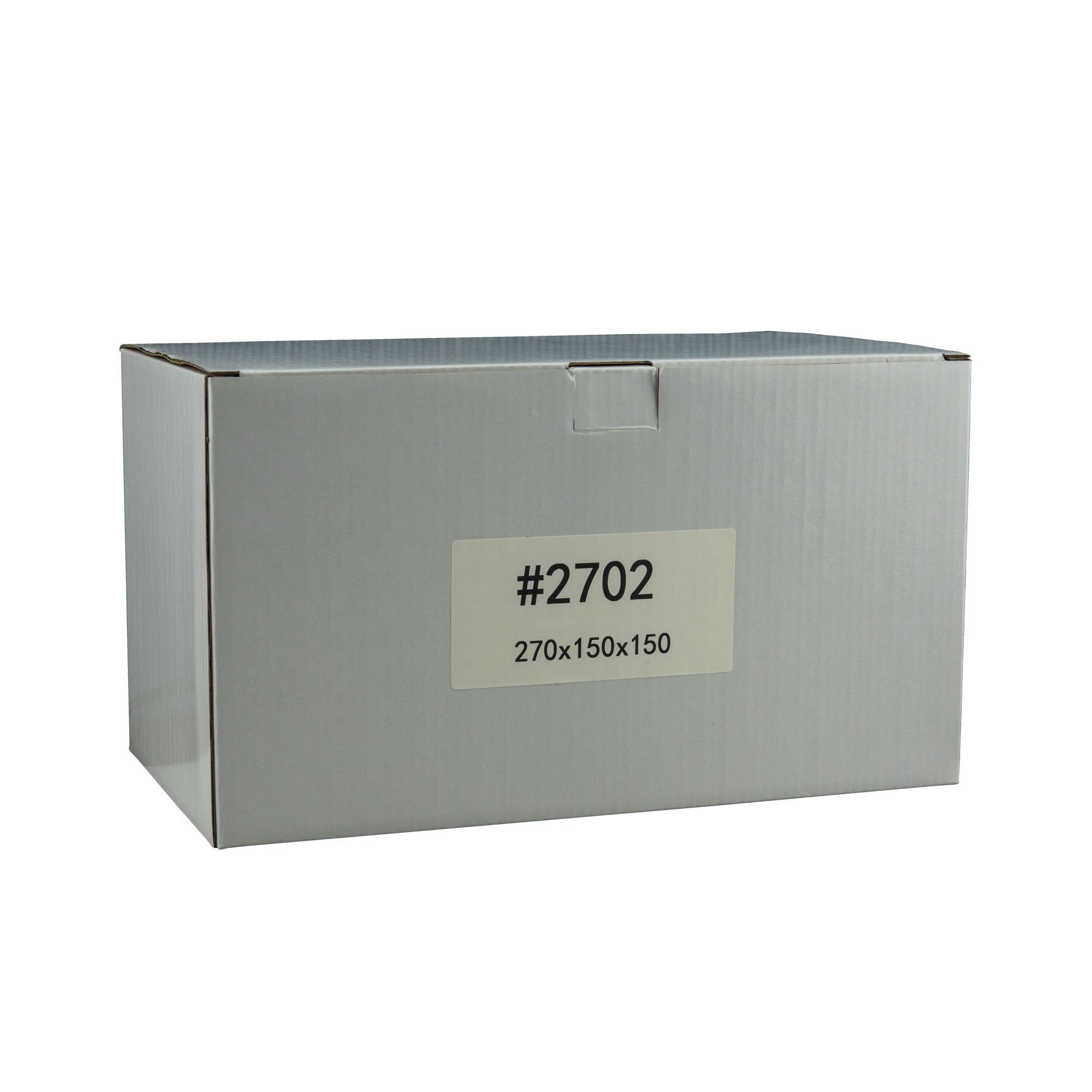 270mm x 150mm x 150mm White Carton Cardboard Shipping Box (#2702)