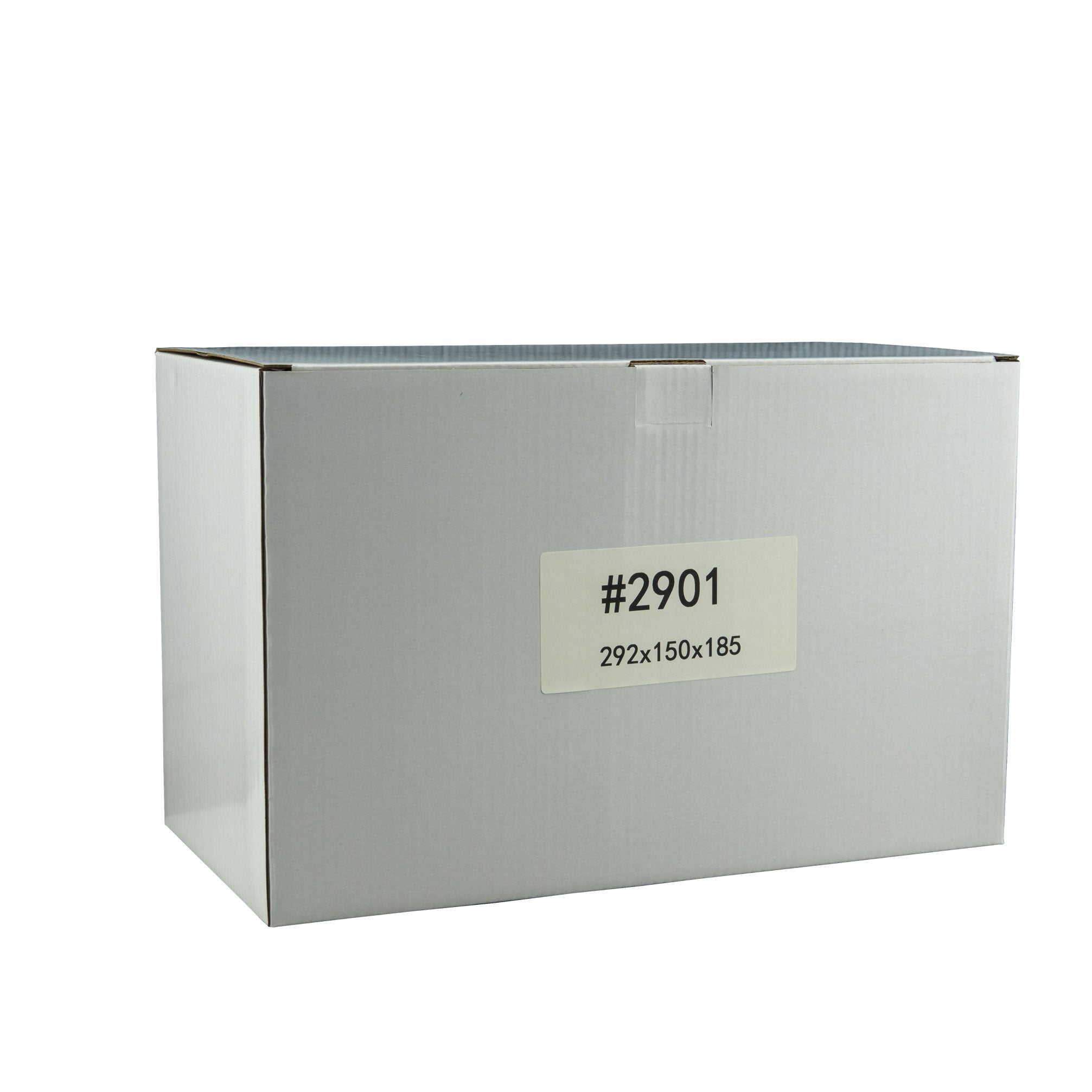 292mm x 150mm x 185mm White Carton Cardboard Shipping Box (#2901)