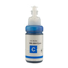 Compatible Refill Ink for Epson T664 ECO Tank Cyan ink Bottle