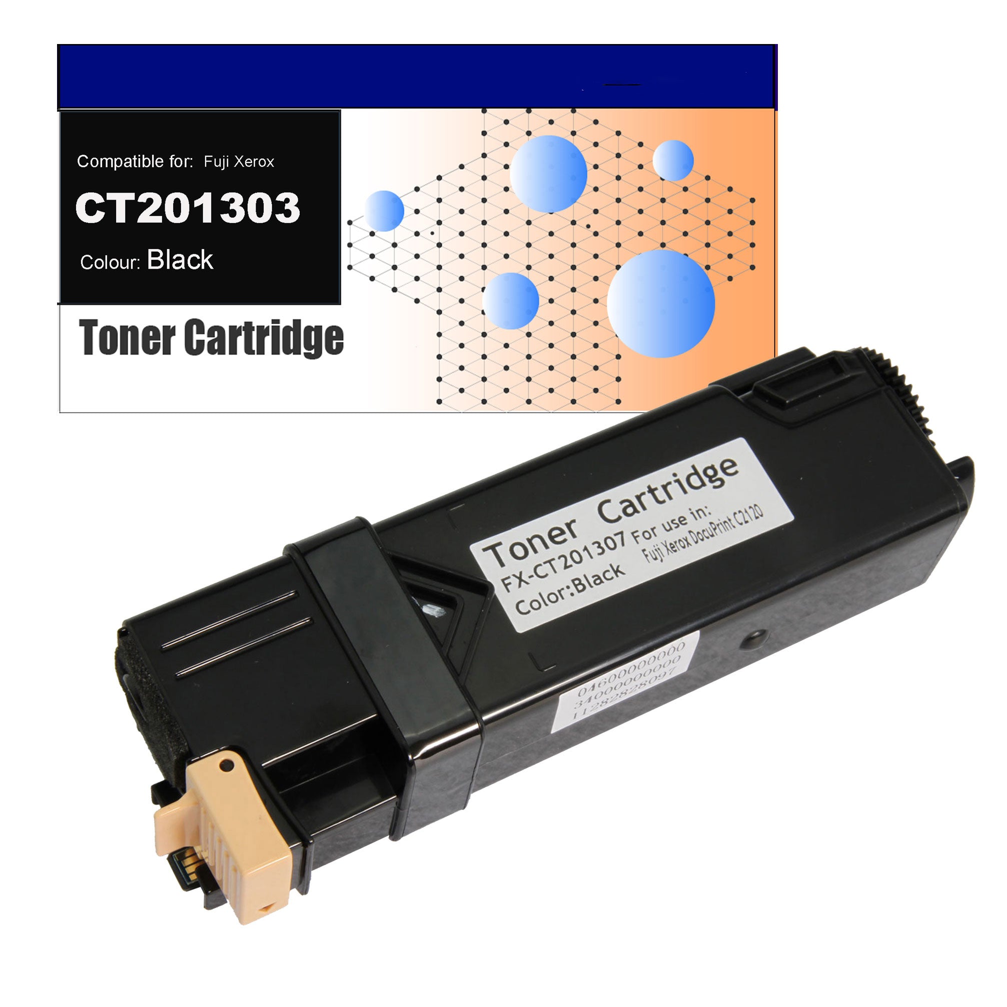 Compatible Toner for Fuji Xerox CT201303 (C2120) Black Toner Cartridges