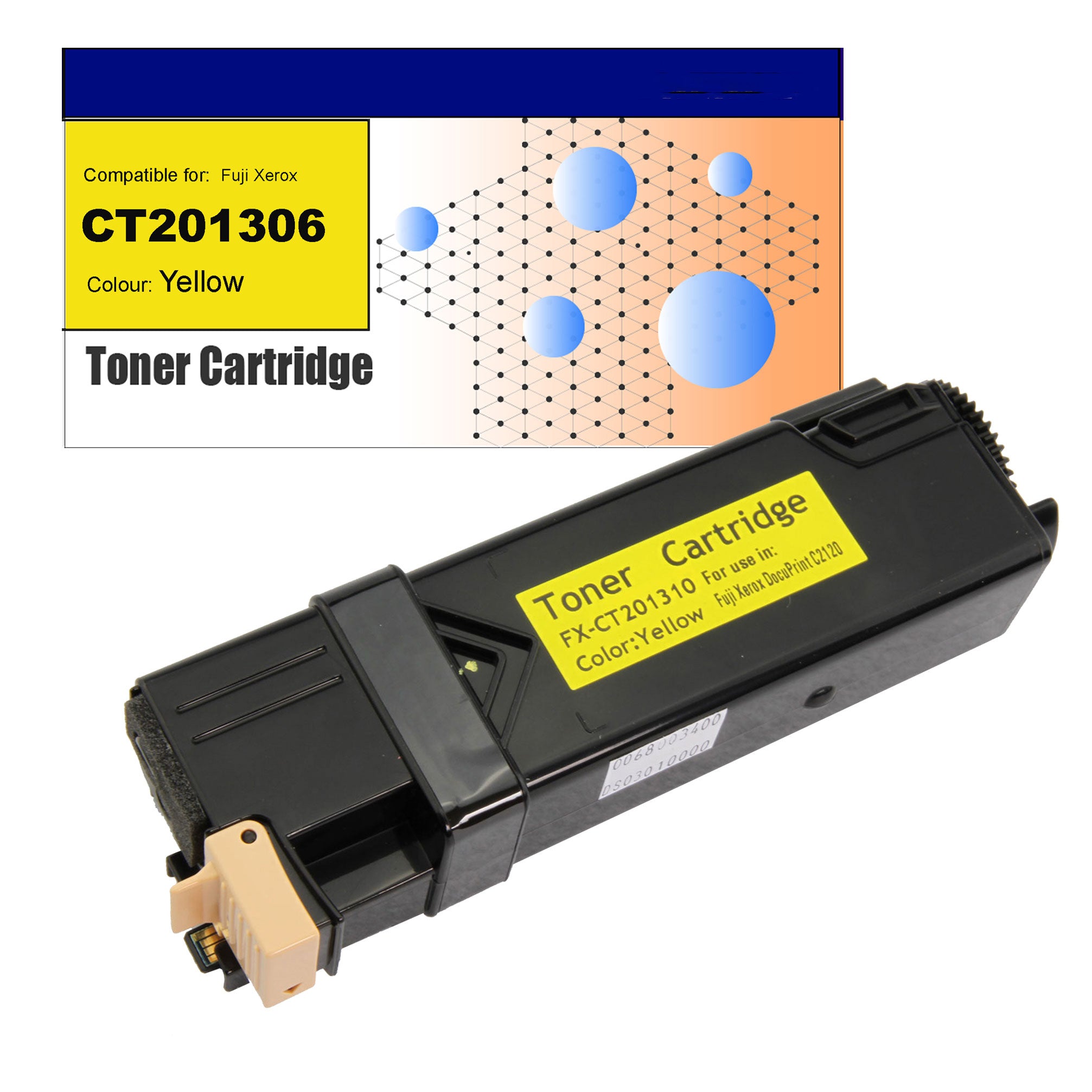 Compatible Toner for Fuji Xerox CT201306 (C2120) Yellow Toner Cartridges