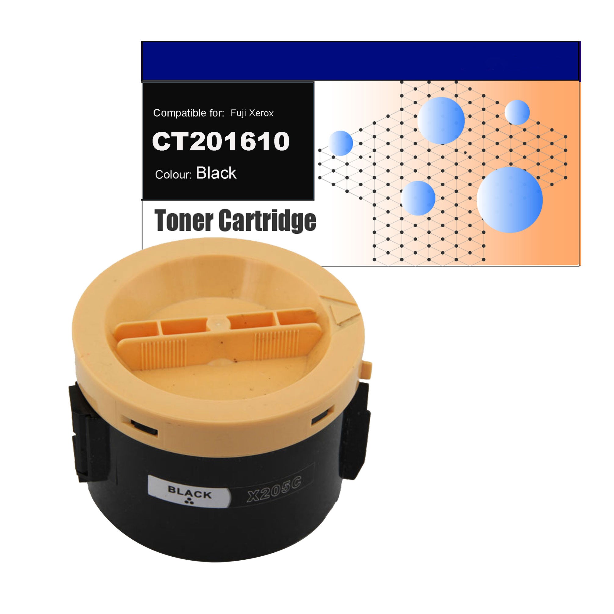 Compatible Tonerfor Fuji Xerox CT201610 (M205B) black toner cartridges