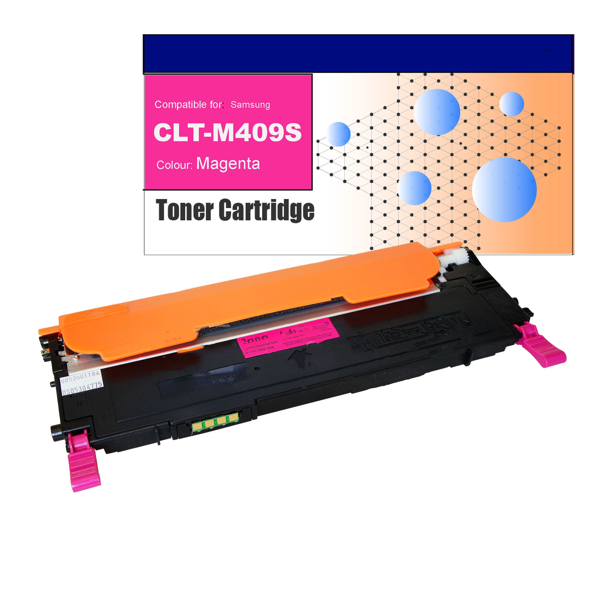Compatible Toner for Samsung CLT-M409S (SU274A) MagentaToner Cartridges