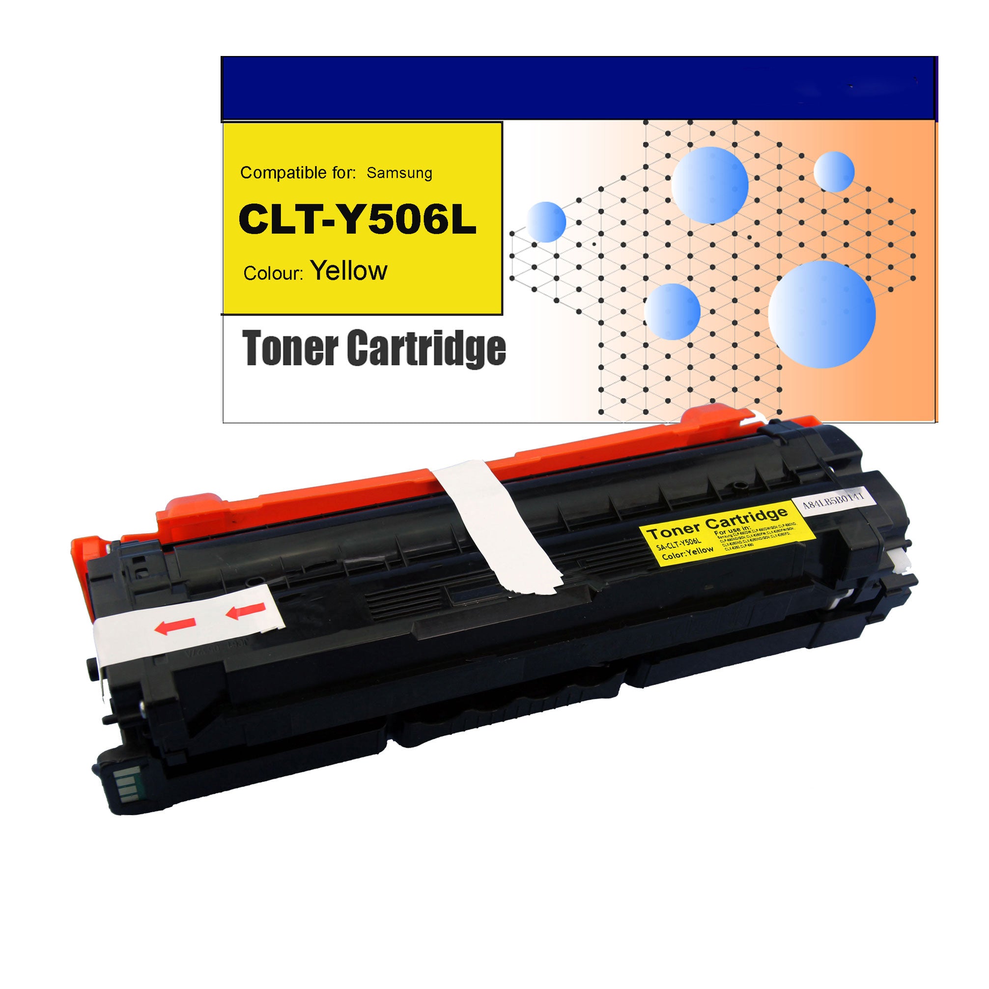 Compatible Toner for Samsung CLT-Y506L Yellow Toner Cartridges