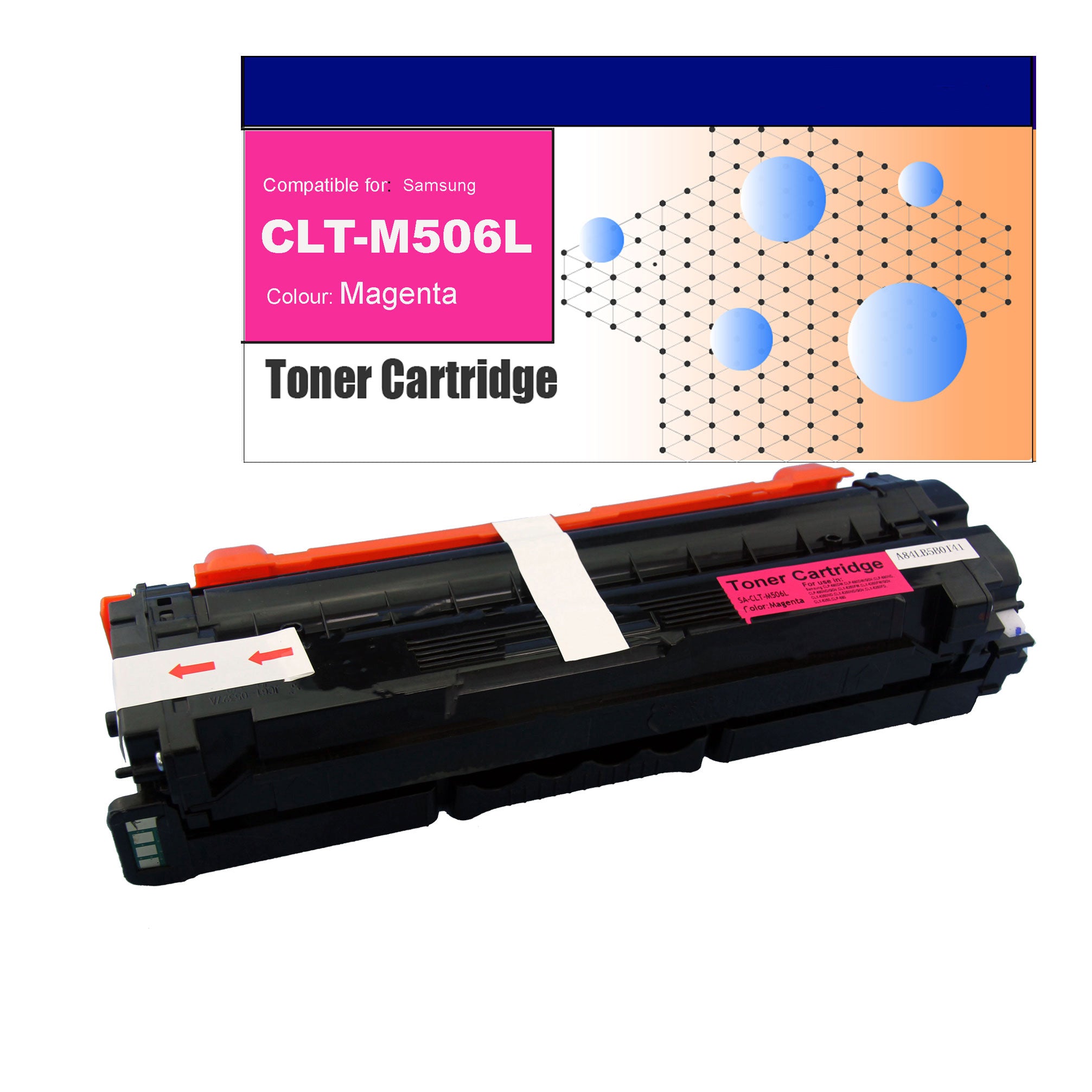 Compatible Toner for Samsung CLT-M506L Magenta Toner Cartridges