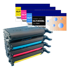 Compatible Toner Cartridges for Samsung CLT-K508L/C508L/M508L/Y508L