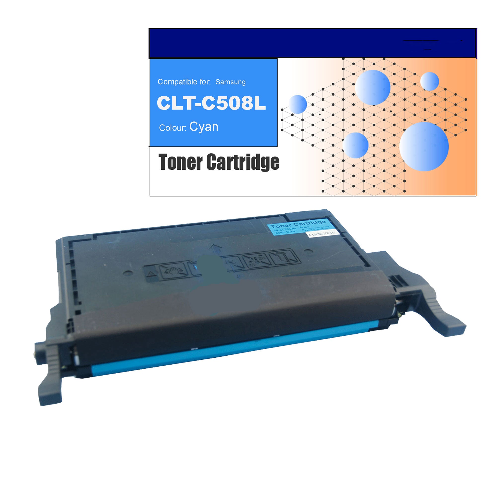 Compatible Toner for Samsung CLT-C508L Cyan Toner Cartridges