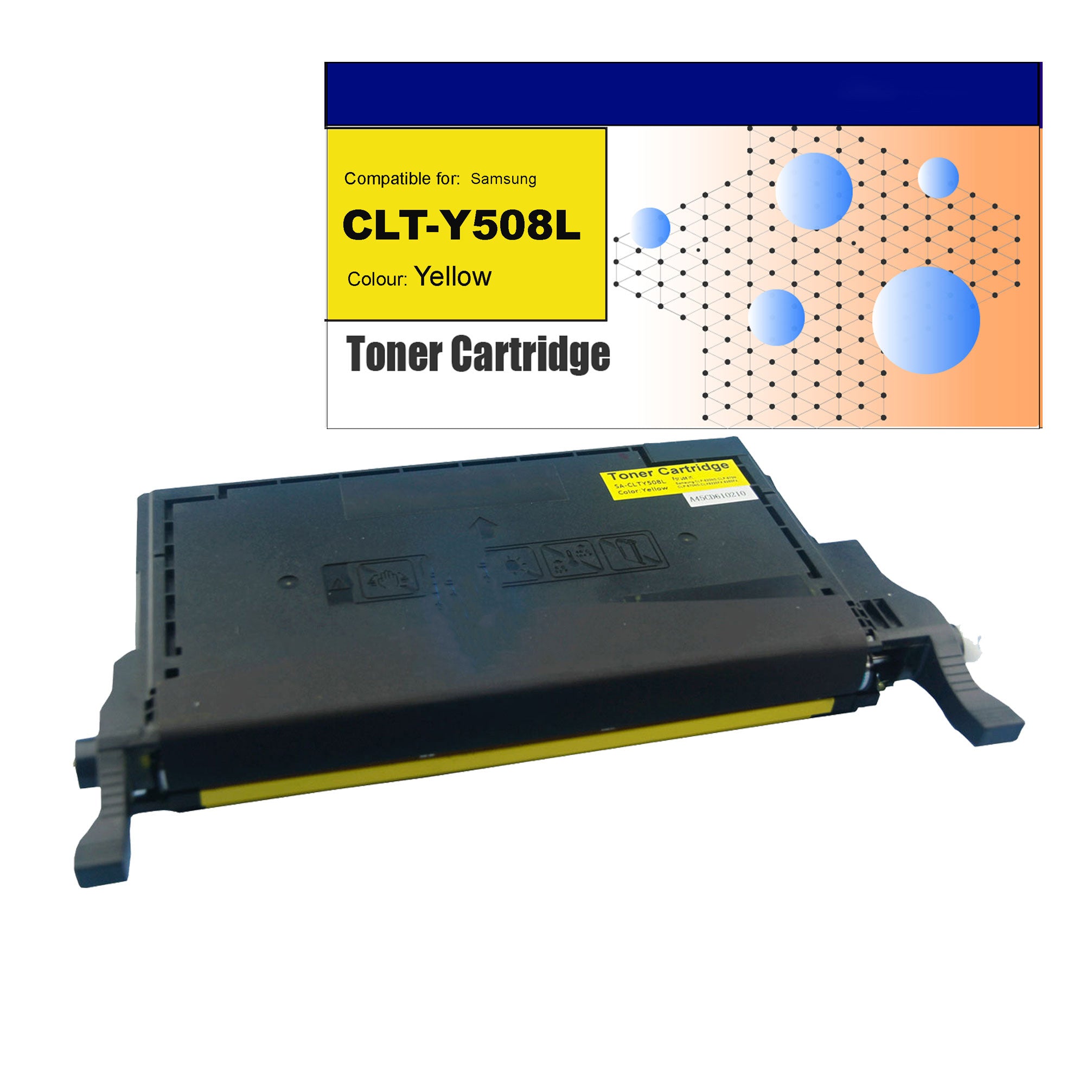 Compatible Toner for Samsung CLT-Y508L Yellow Toner Cartridges