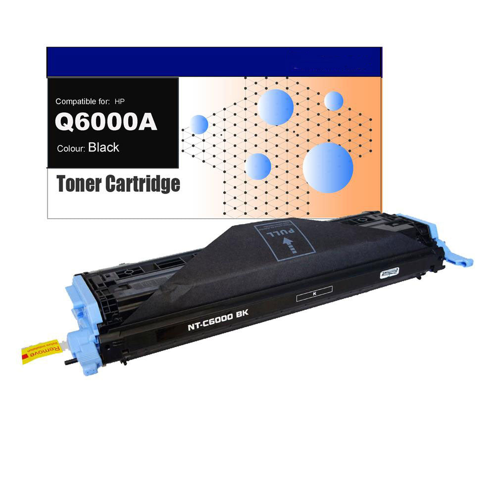 Compatible Toner for HP Q6000A (124A) Black Toner Cartridges