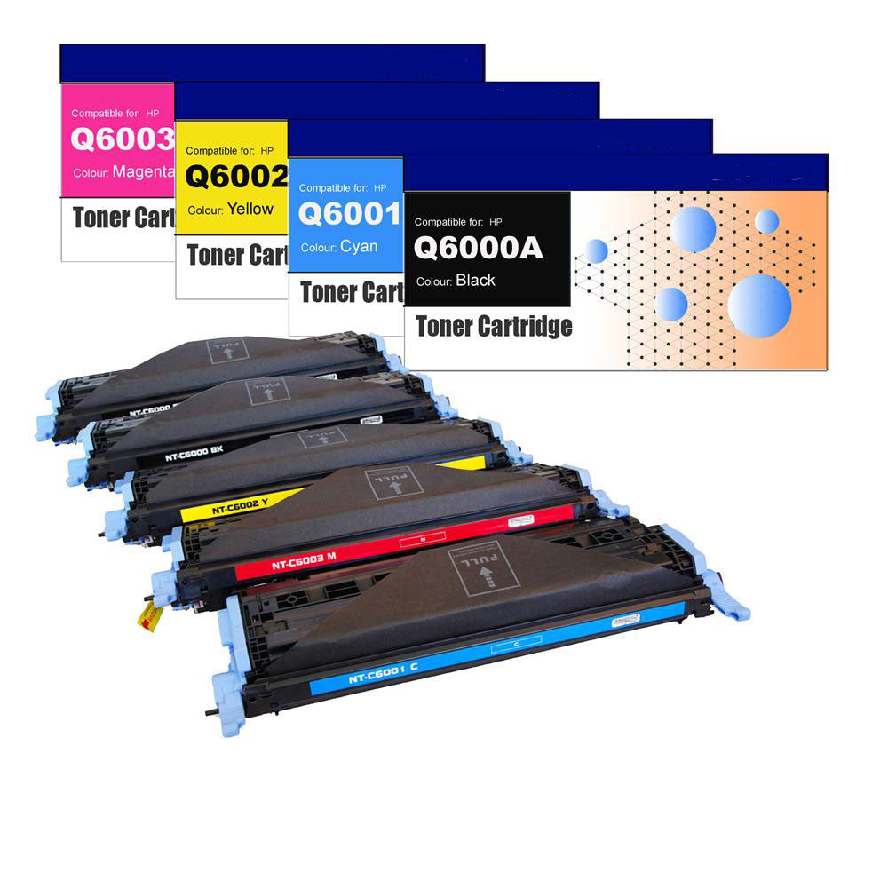 Compatible Toner Cartridges for HP Q6000A/6001A/6002A/6003A(124A)