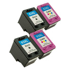 Compatible HP Ink Cartridges 63XL Black(F6U64AA) + 63XL Colour(F6U63AA)