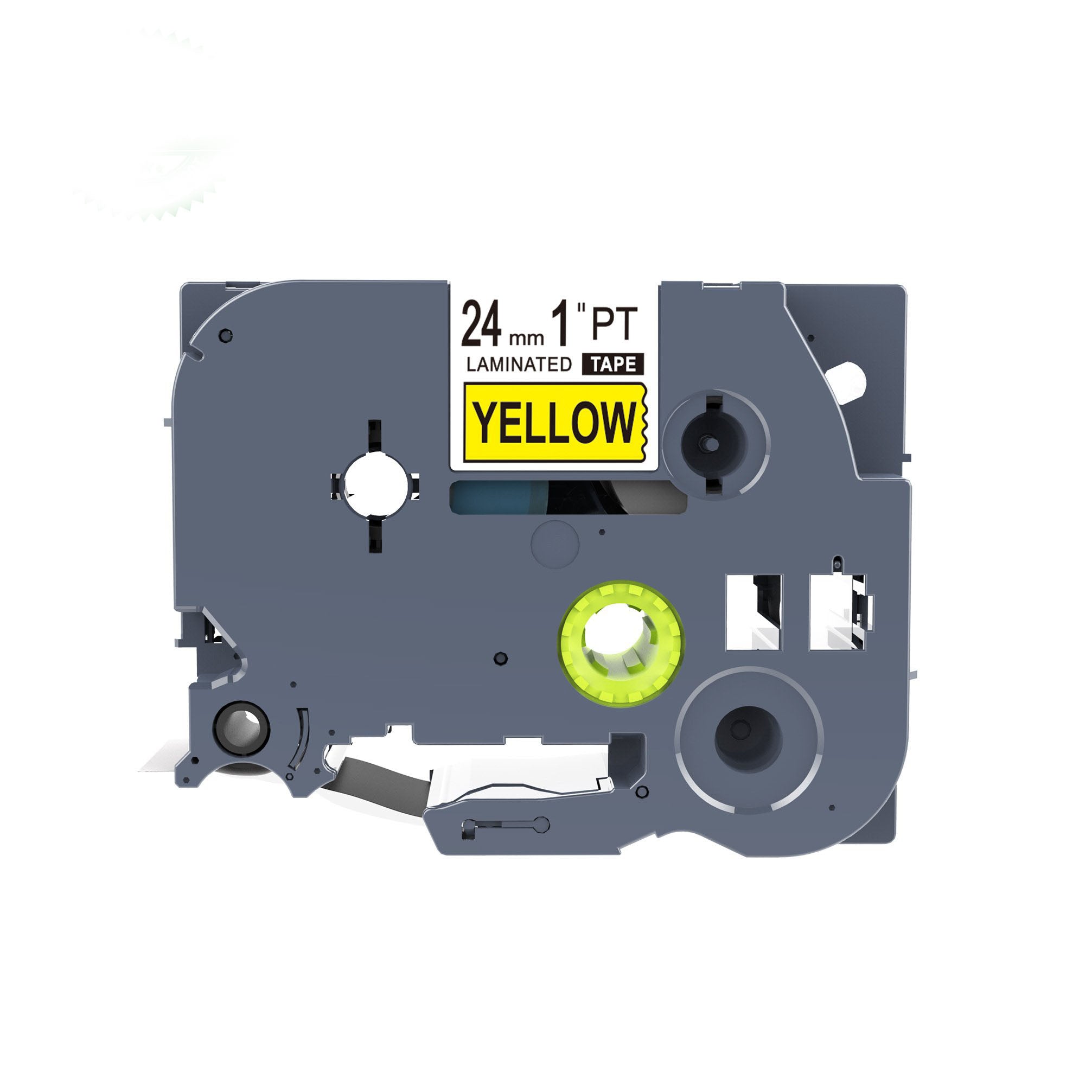 Compatible Label Tapes for Brother TZe-651  24mm Black Text on Yellow Labels