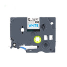 Compatible Label Tapes  for Brother TZe-233  12mm Blue Text on White Labels