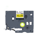 Compatible Label Tapes for Brother TZe-631  12mm Black Text on Yellow Labels