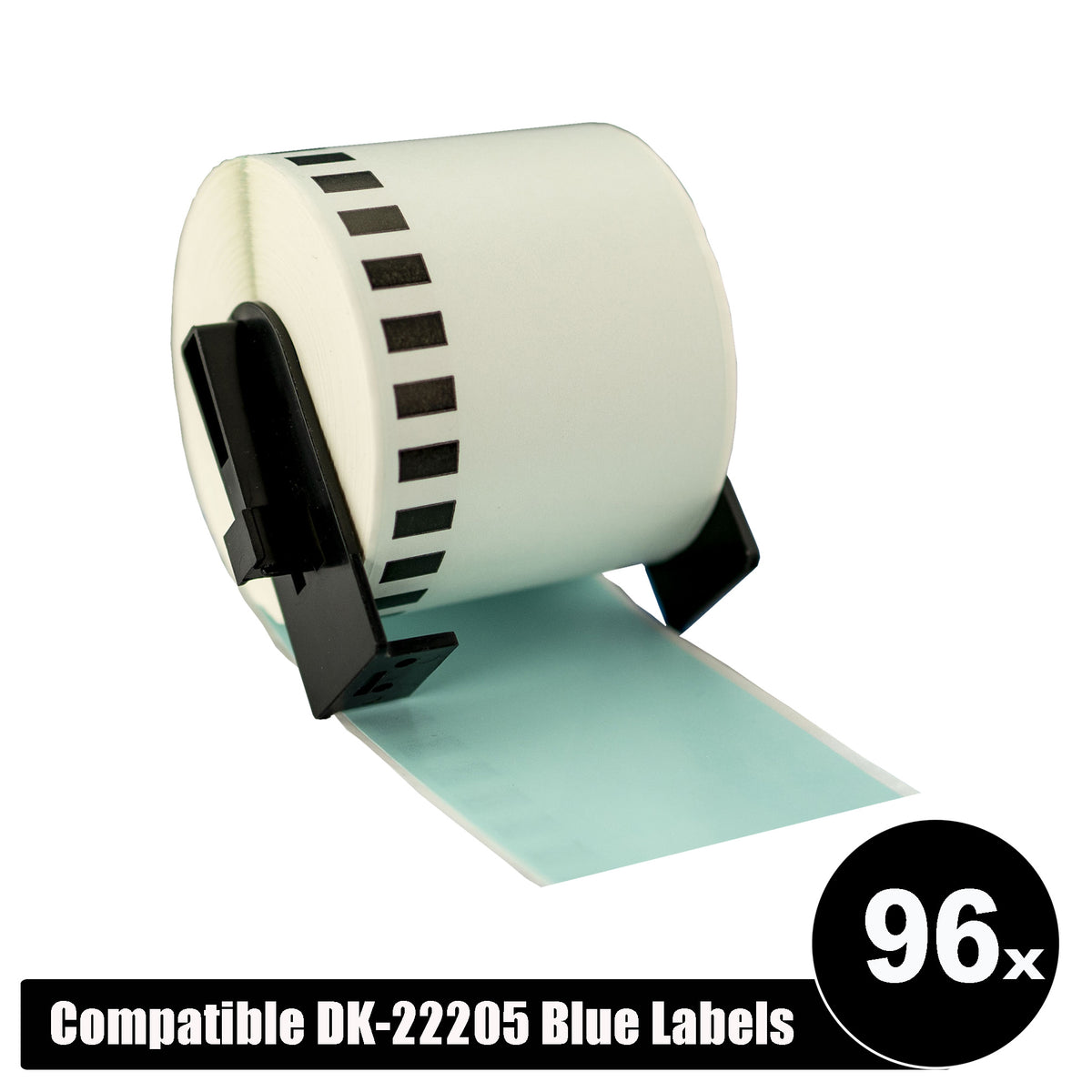 Brother Compatible DK-22205 Blue labels Continuous Length 62mm x 30.4m