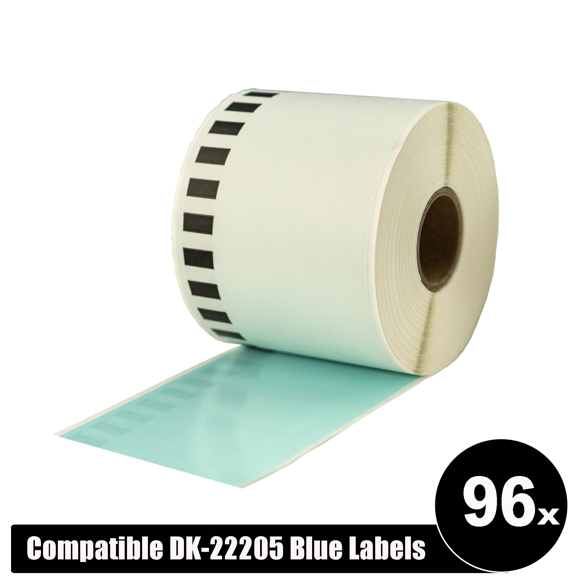 Brother Compatible DK-22205 Blue Refill labels Continuous Length 62mm x 30.4m
