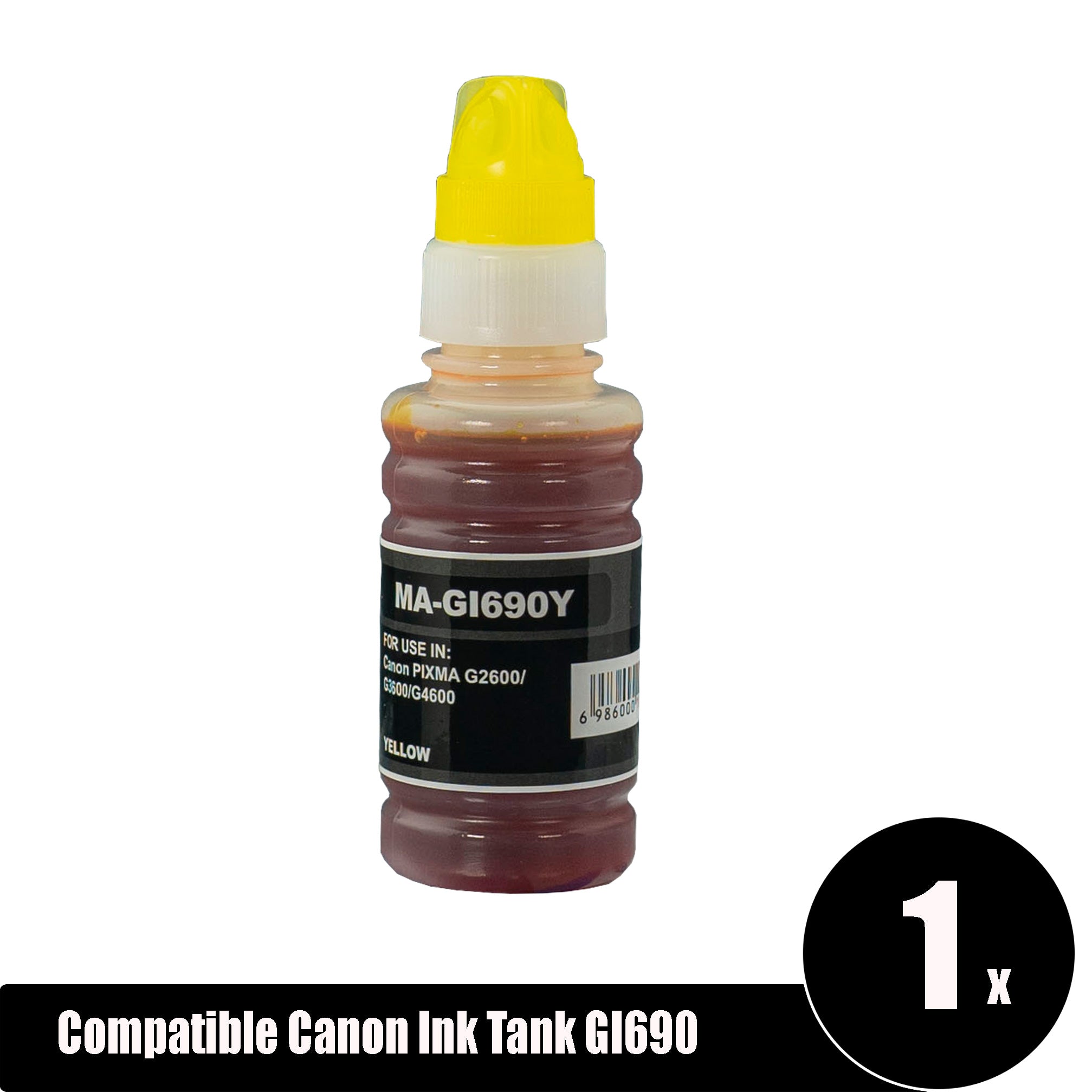 Compatible Canon GI690 Yellow Ink Tank