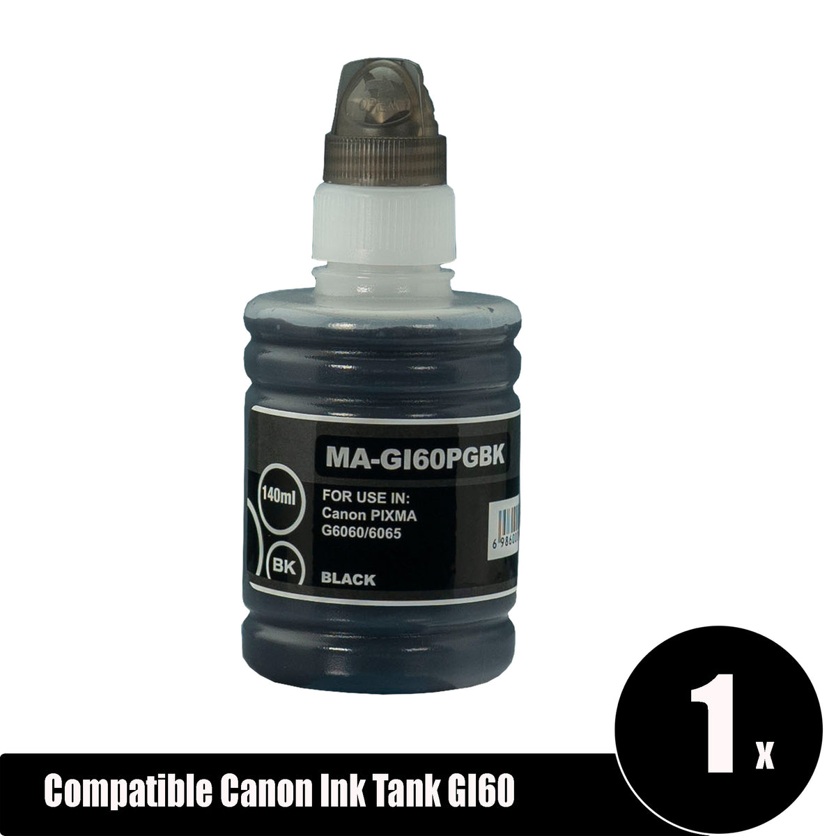 Compatible Canon GI60 Black Ink Tank
