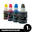 Compatible Canon GI60 Ink Tank (BK+C+M+Y)