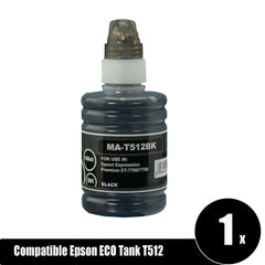 Compatible Epson ECO Tank T512 Black Ink